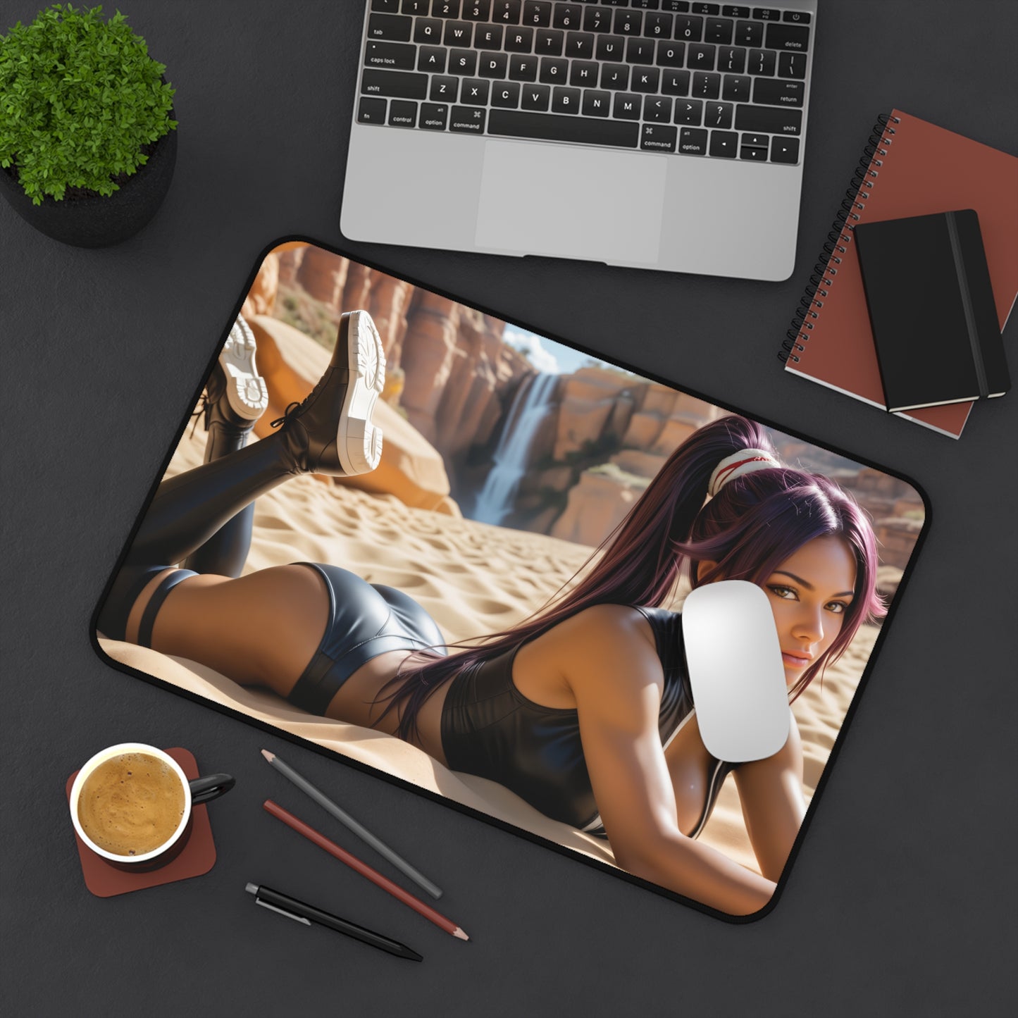 Килимок для миші Yoruichi Shihouin для ігор, килимок для столу Bleach, комплект аніме-дівчини-воїна