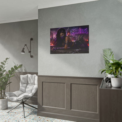 Mileena Mortal Kombat Gaming Poster Wall Art Gamer Room Decor Collectible Print