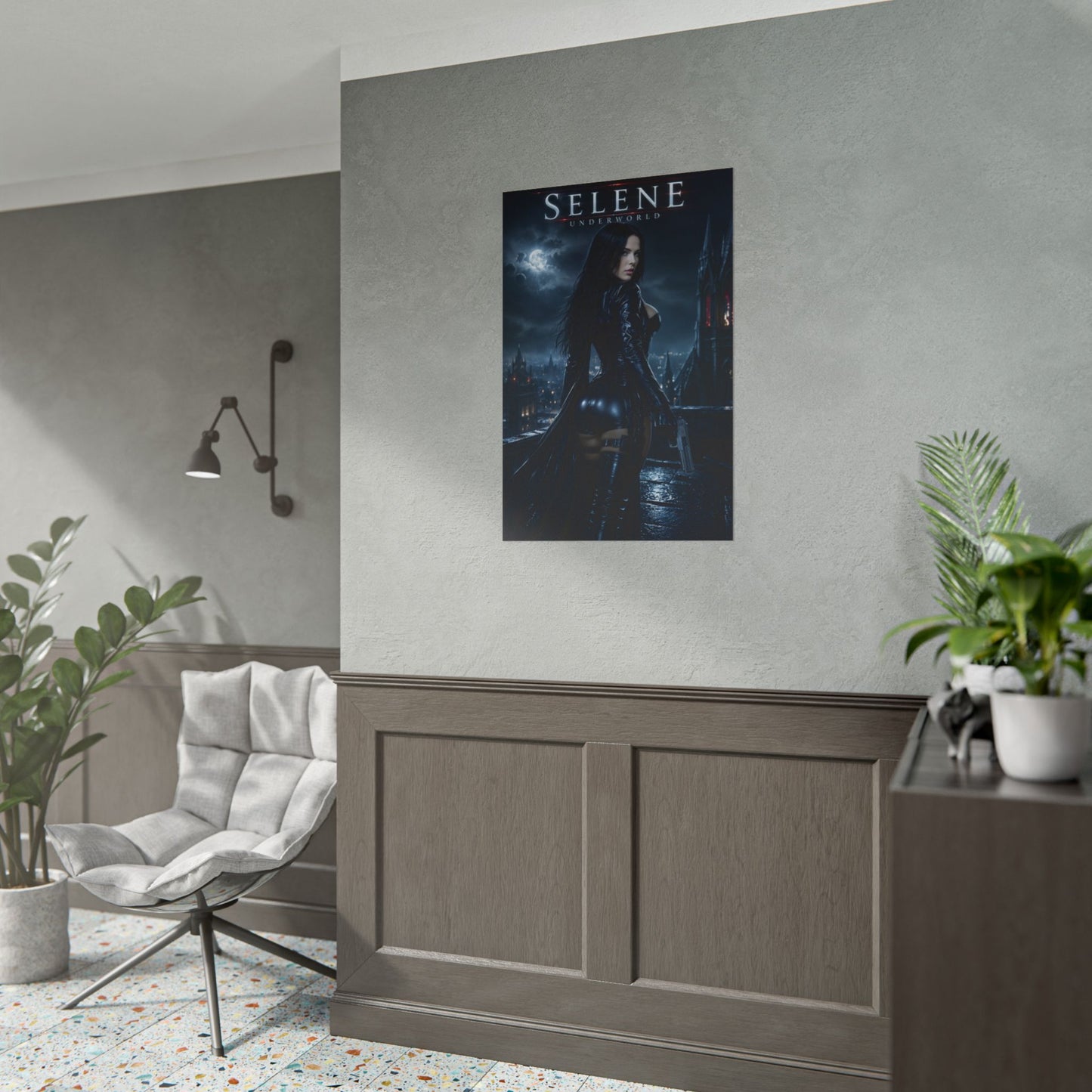 Selene Underworld Poster, Vampire Wall Art, Gothic Print, Movie Decor