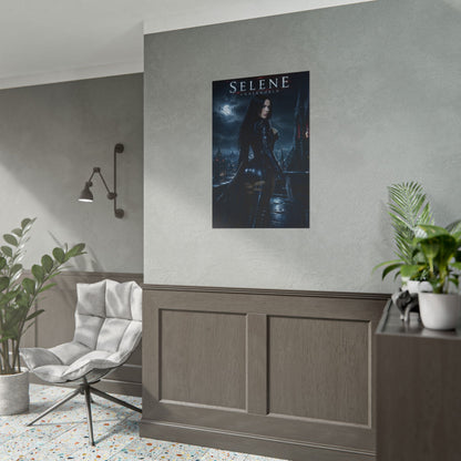 Selene Underworld Poster, Vampire Wall Art, Gothic Print, Movie Decor