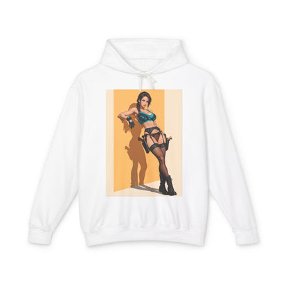 Худі з Ларою Крофт | Худі з виживанням у розкрадачці гробниць | Пуловер з аніме-воїном-дослідником