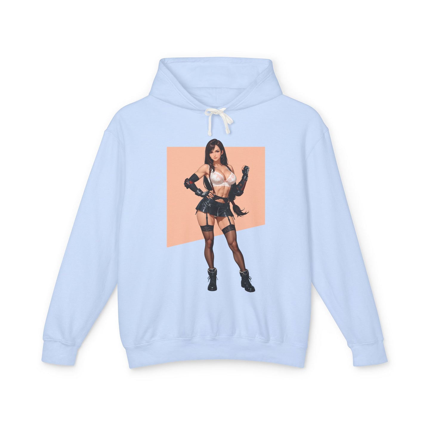 Худі з Тіфою Локхарт | Худі з аніме-героїнею | Елегантний фентезійний пуловер