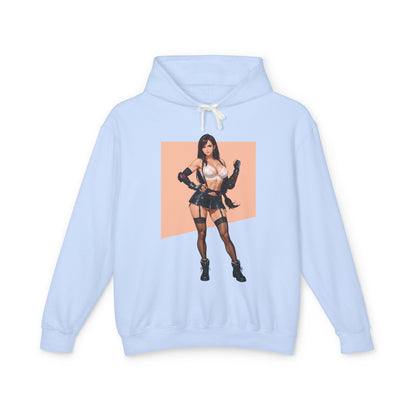 Худі з Тіфою Локхарт | Худі з аніме-героїнею | Елегантний фентезійний пуловер