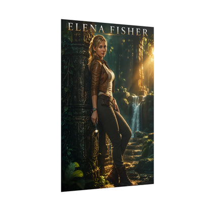 Elena Fisher Uncharted Wall Art Poster Adventure Game Print