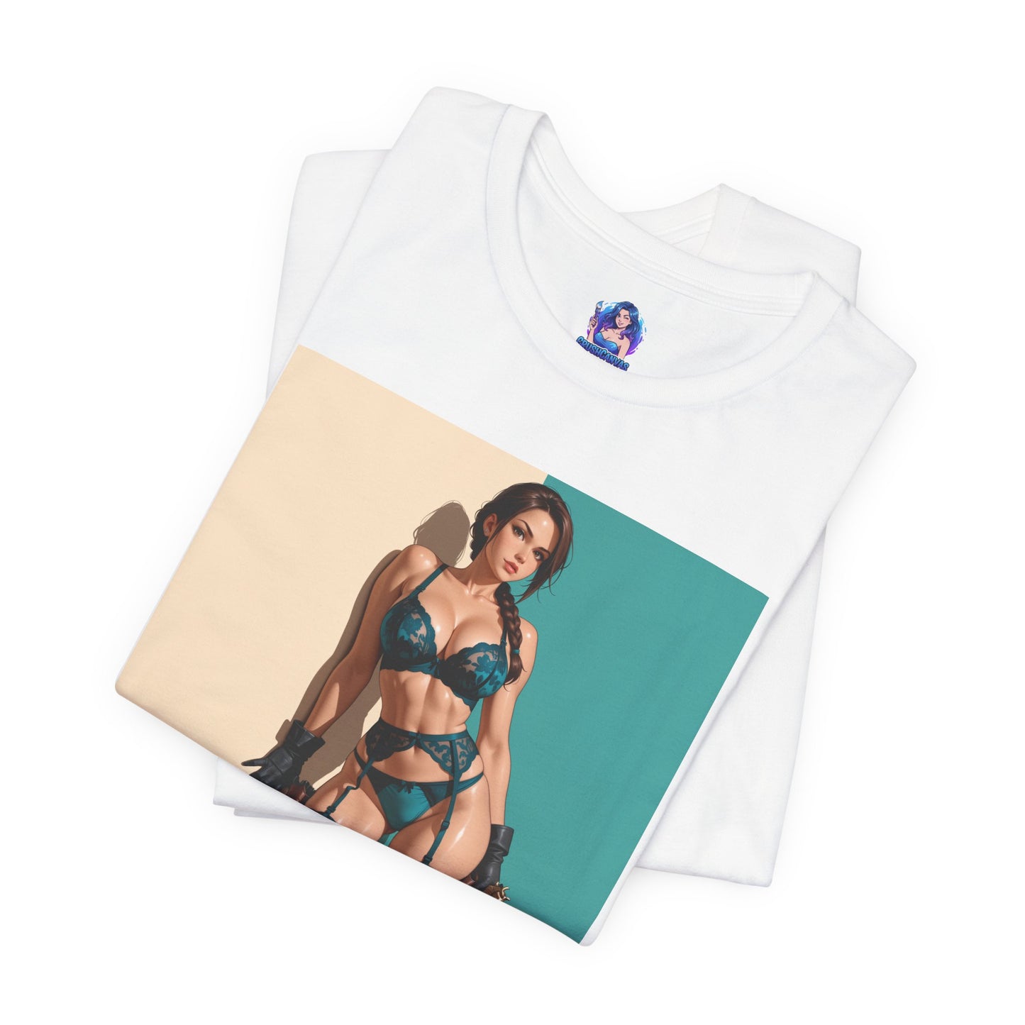 Lara Croft Shirt | Tomb Raider Anime-T-Shirt für Gamer &amp; Sammler | T-Shirt für starke Heldinnen
