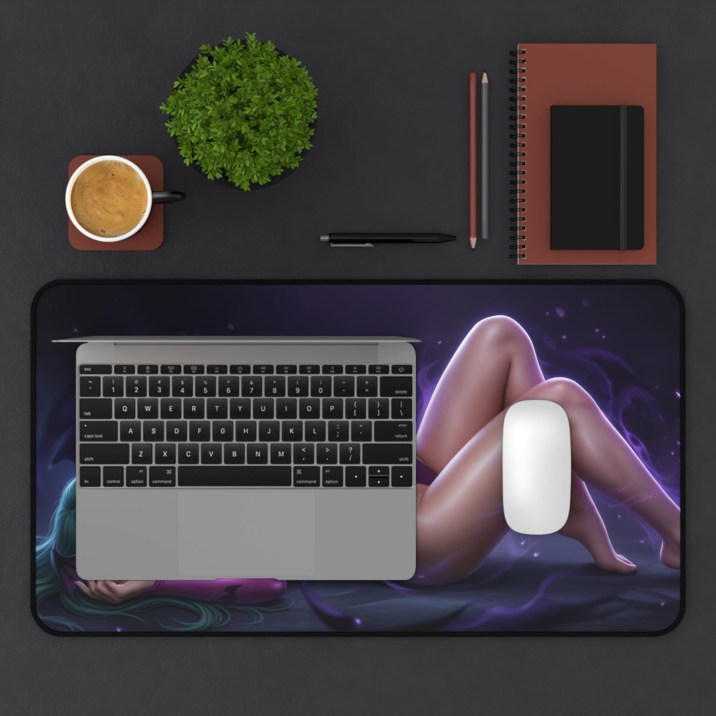 Darkstalkers Mouse Pad, Morrigan Desk Mat, Gamer Gift XXL