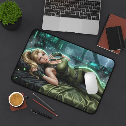 Mortal Kombat Mouse Pad, Sonya Blade Desk Mat, XXL Pad