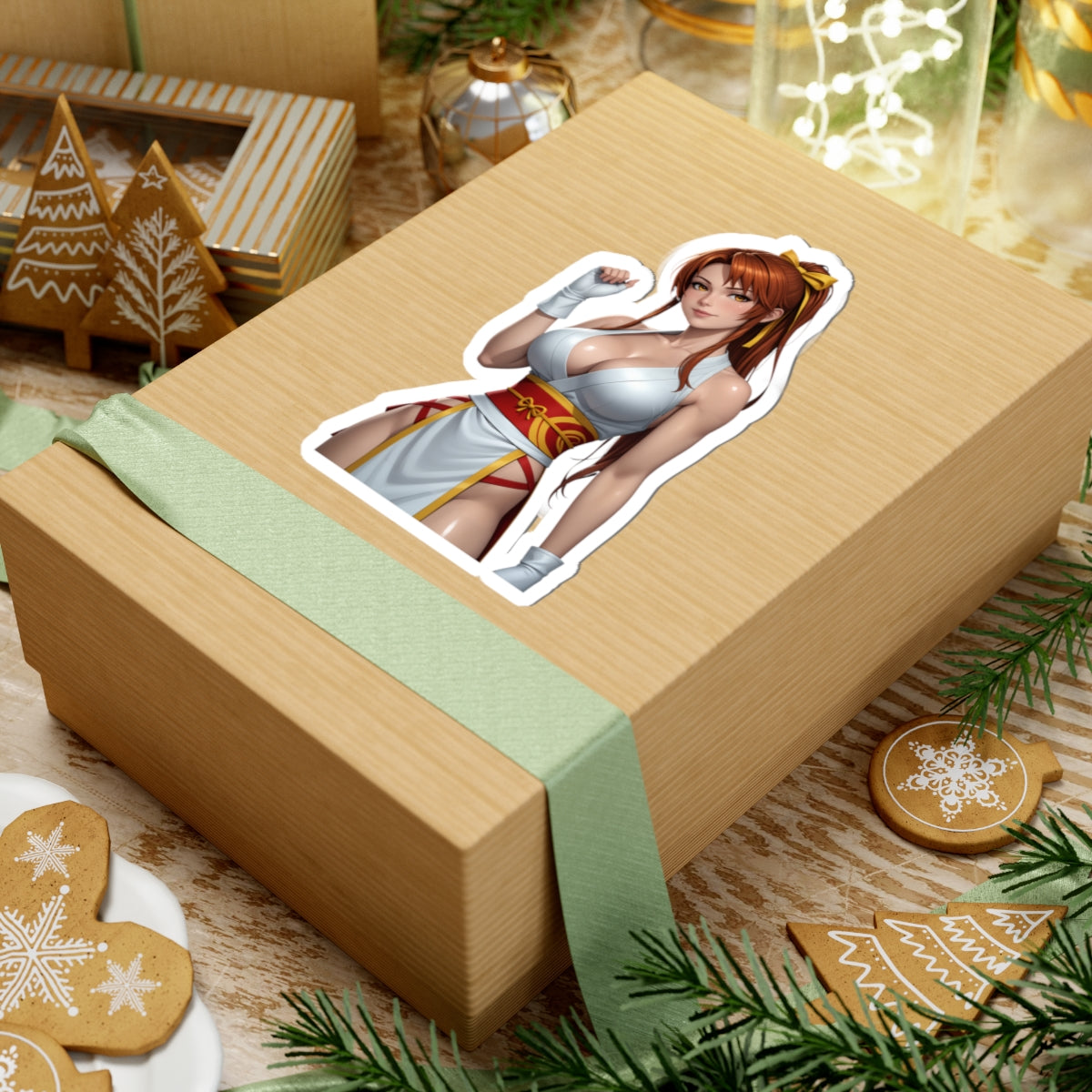 Наклейка Kasumi – вінілова наклейка «Живий чи мертвий» для ноутбуків, журналів та декору інтер'єру