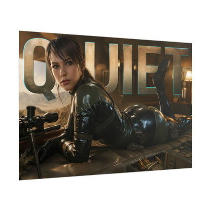 Quiet Character Poster Metal Gear Gamer Room Wall Art Collectible Decor