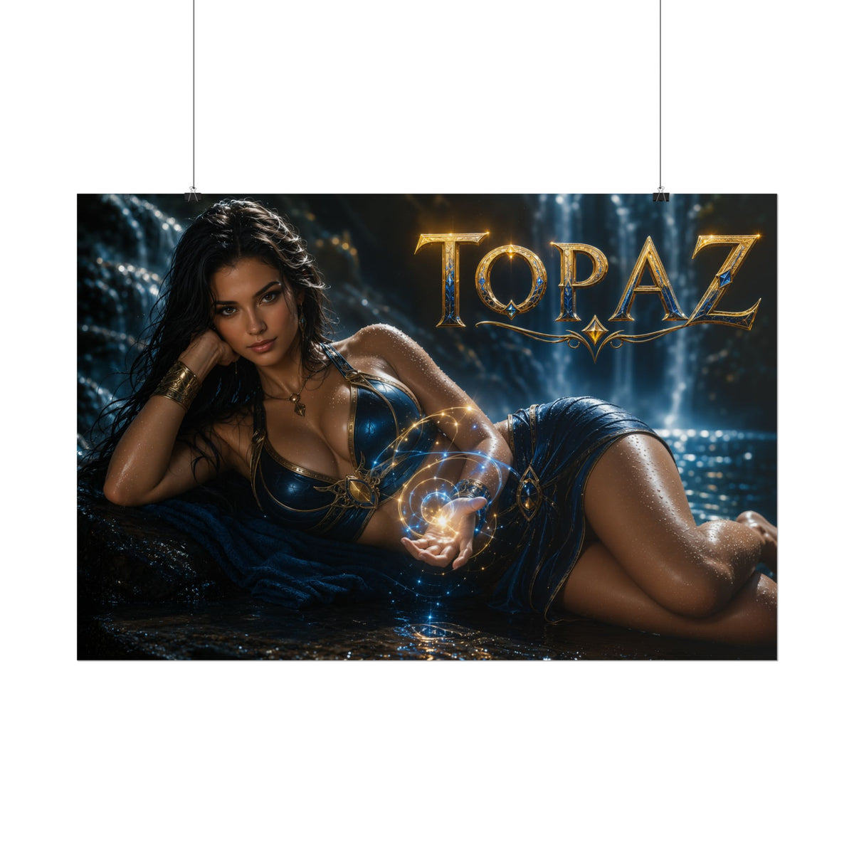 Topaz Comic Poster Character Wall Art Collector Room Decor Art Print