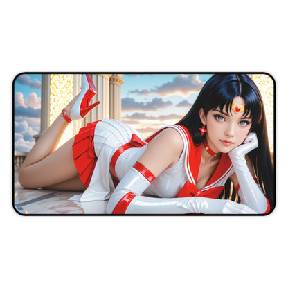 Килимок для столу Sailor Mars, килимок для миші Sailor Moon, декор для ігрового столу з аніме-героїнею