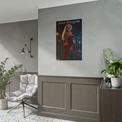 Anna Williams Poster, Tekken Wall Art, Gaming Poster, Room Decor