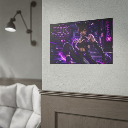 Juri Han Gaming Poster Wall Art Gamer Room Decor Collectible Print