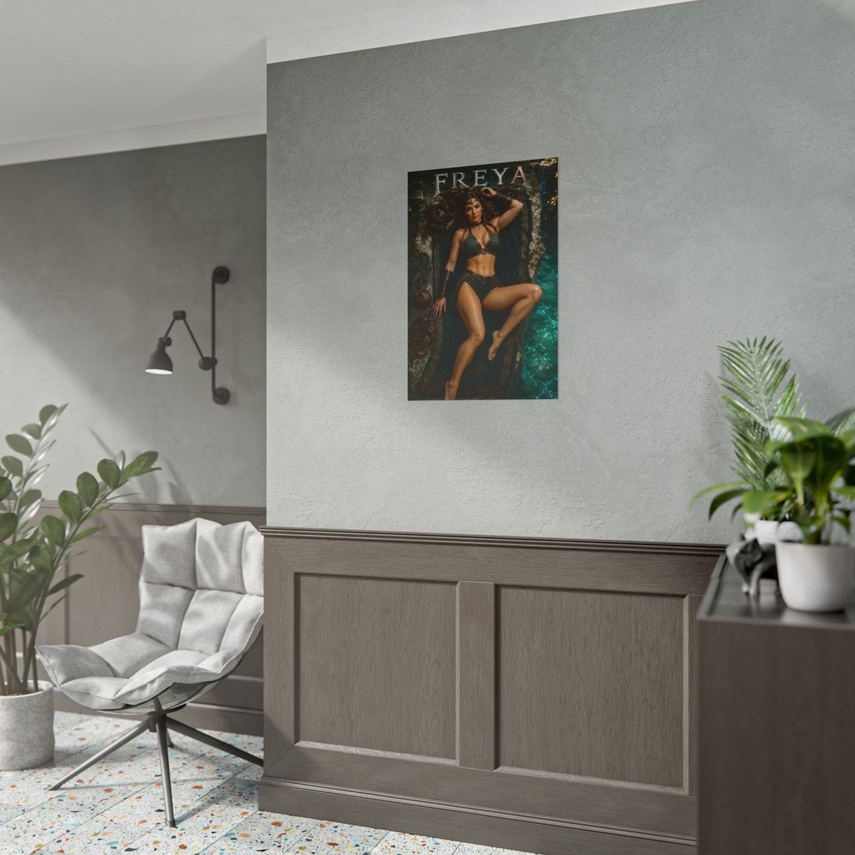 Fantasy Wall Art Freya Poster Room Decor Collector Gift Art Print