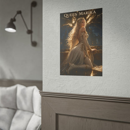Queen Marika Poster, Elden Ring Wall Art, Fantasy Print, Gamer Decor