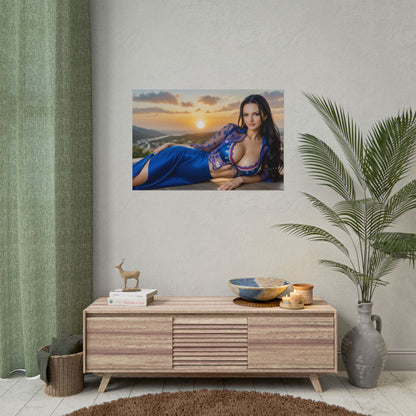 Постер аніме Ніко Робін | Настінне мистецтво Вайфу для облаштування кімнати піратського фентезі