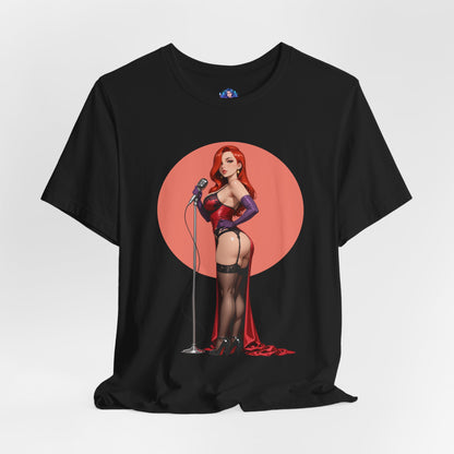 Jessica Rabbit T-Shirt | Kultiges Cartoon-Diva-Shirt für Fans &amp; Sammler | Glamouröses Waifu-Shirt