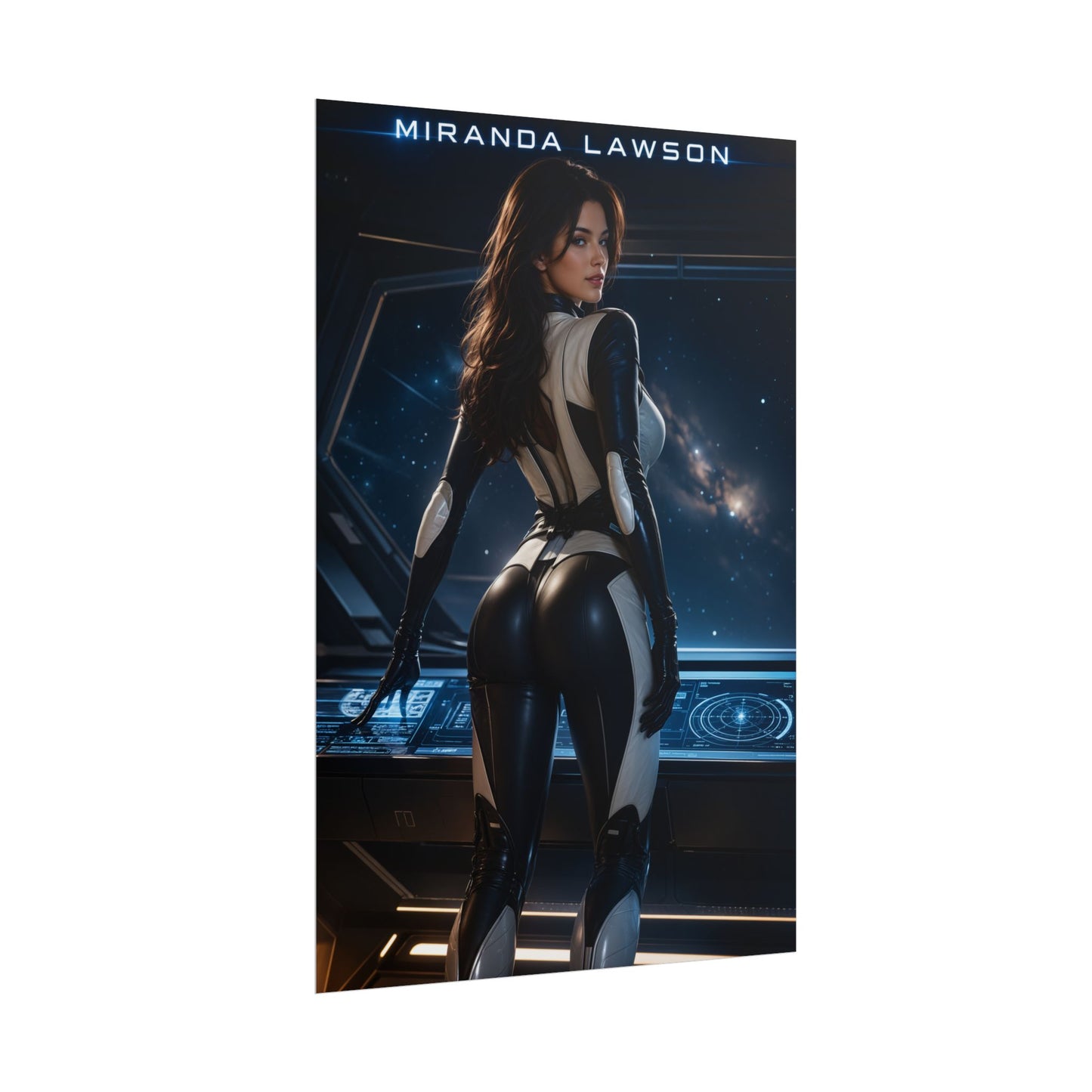 Miranda Lawson Poster, Mass Effect Wall Art, Gaming Poster, Room Decor