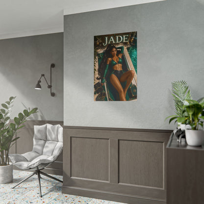 Gaming Wall Art Jade Mortal Kombat Poster Bedroom Game Room Decor Art Print
