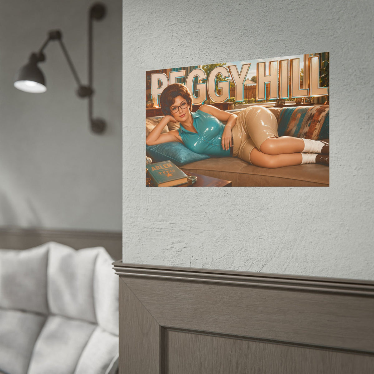 Room Decor Peggy Hill King of the Hill Poster Cartoon Wall Art Collectible Print