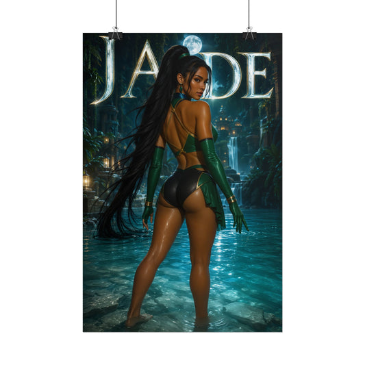 Jade Mortal Kombat Poster PC Gaming Wall Decor Bedroom Art Collector Gift