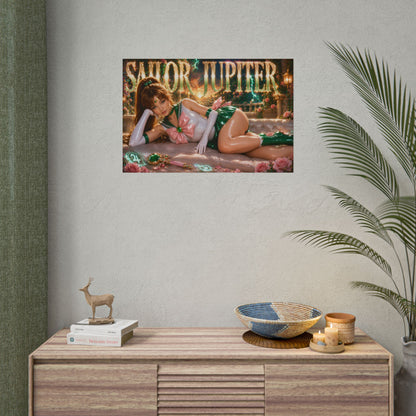 Anime Room Decor Sailor Jupiter Sailor Moon Poster Wall Art Character Print