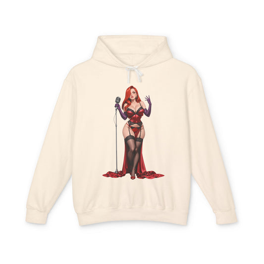 Jessica Rabbit Hoodie | Retro Pin-Up Hoodie | Cartoon Bombshell Pullover