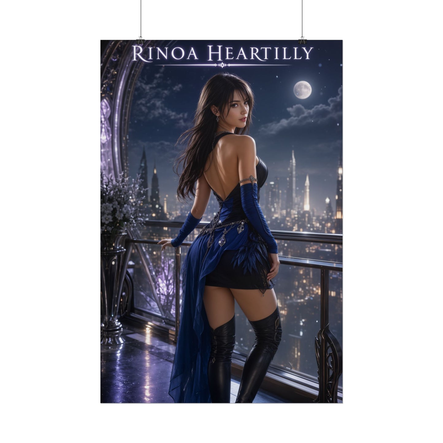 Rinoa Heartilly Poster, Final Fantasy VIII Wall Art, Gaming Print Decor