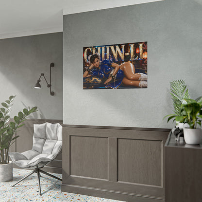 Gaming Wall Art Chun Li Street Fighter Poster Game Room Decor Gamer Gift Print