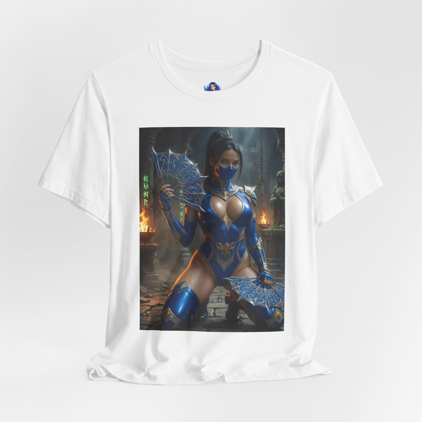 Kitana Mortal Kombat T-Shirt | Kampfspiel-Shirt für Gamer &amp; Anime-Fans