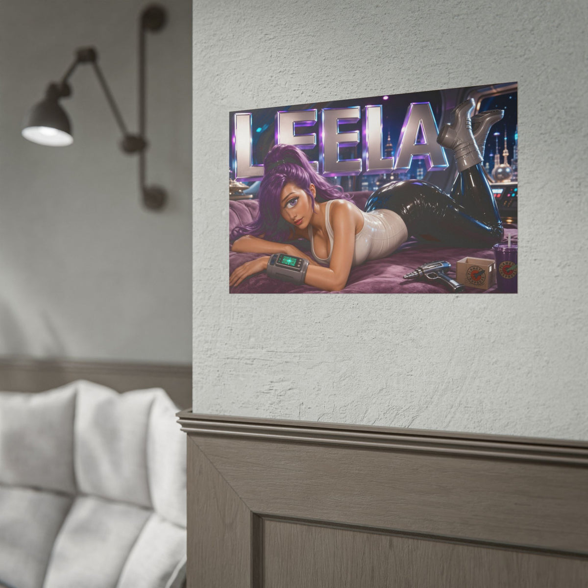 Turanga Leela Futurama Poster Cartoon Wall Art Room Decor Collectible Print
