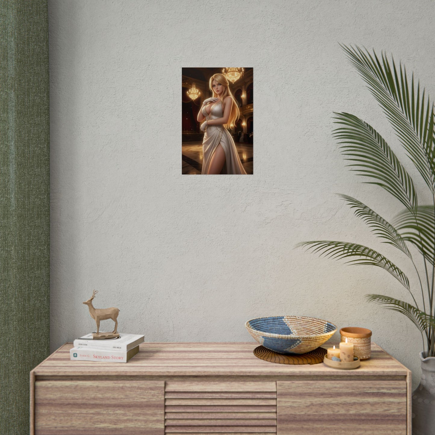 Helena Douglas Dead or Alive Poster Fighter Woman Wall Art Blonde Girl Print Martial Artist Character Gaming Room Decor Gift