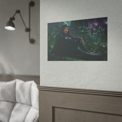 Hela Comic Poster Character Wall Art Collector Room Decor Art Print