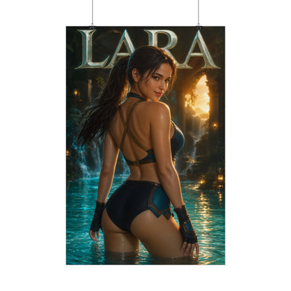 Lara Croft Tomb Raider Poster PC Gaming Wall Decor Bedroom Art Collector Gift