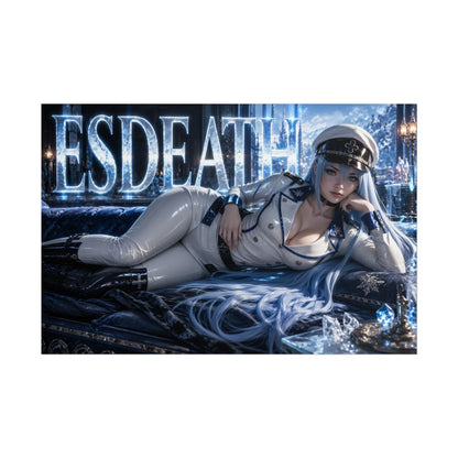Anime Room Decor Esdeath Akame ga Kill Poster Wall Art Character Print