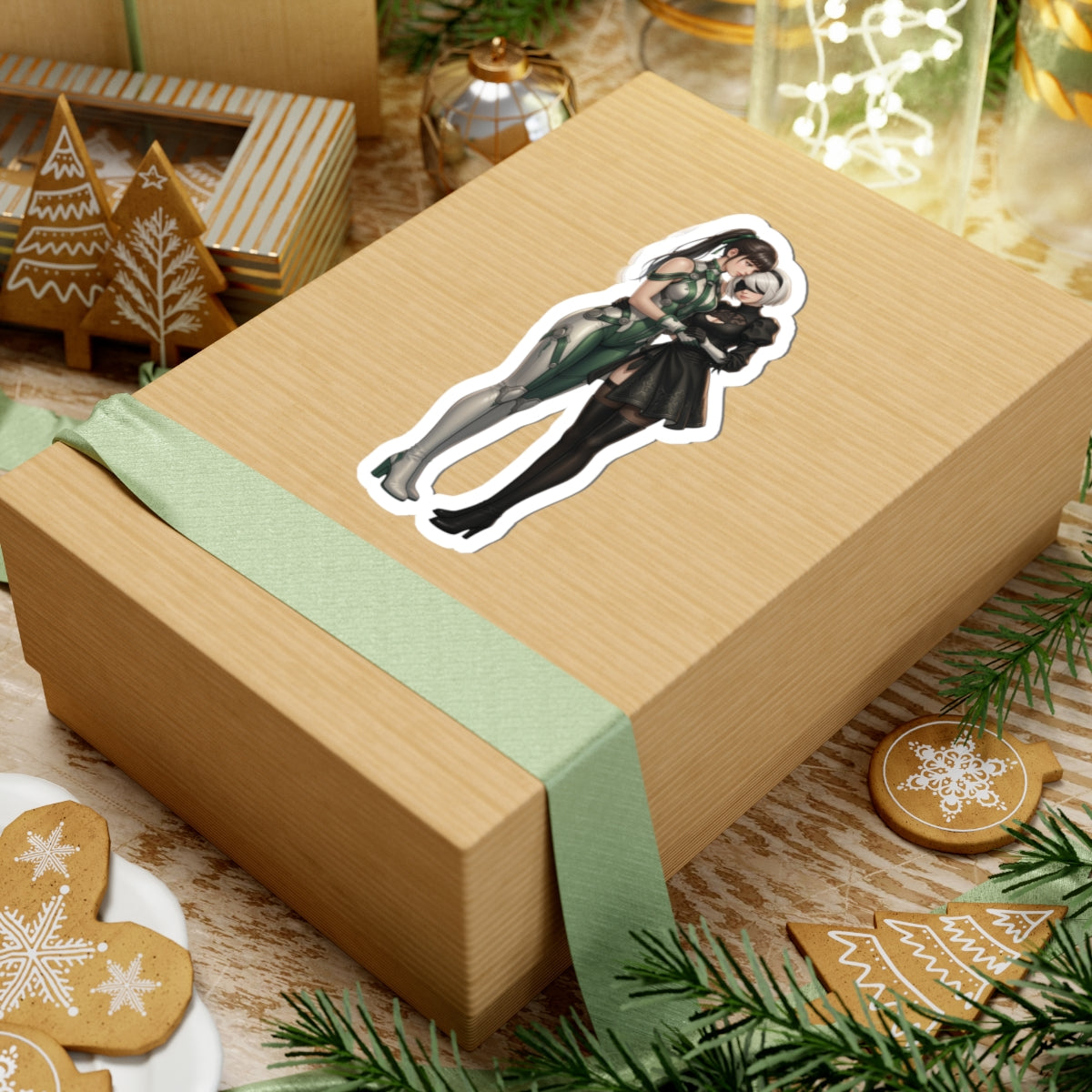 Eve Stellar Blade und 2B Aufkleber – Sci-Fi Anime Vinyl Aufkleber für Laptops &amp; Dekoration