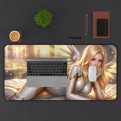 Overwatch Mouse Pad, Mercy Desk Mat, Gamer Gift XXL