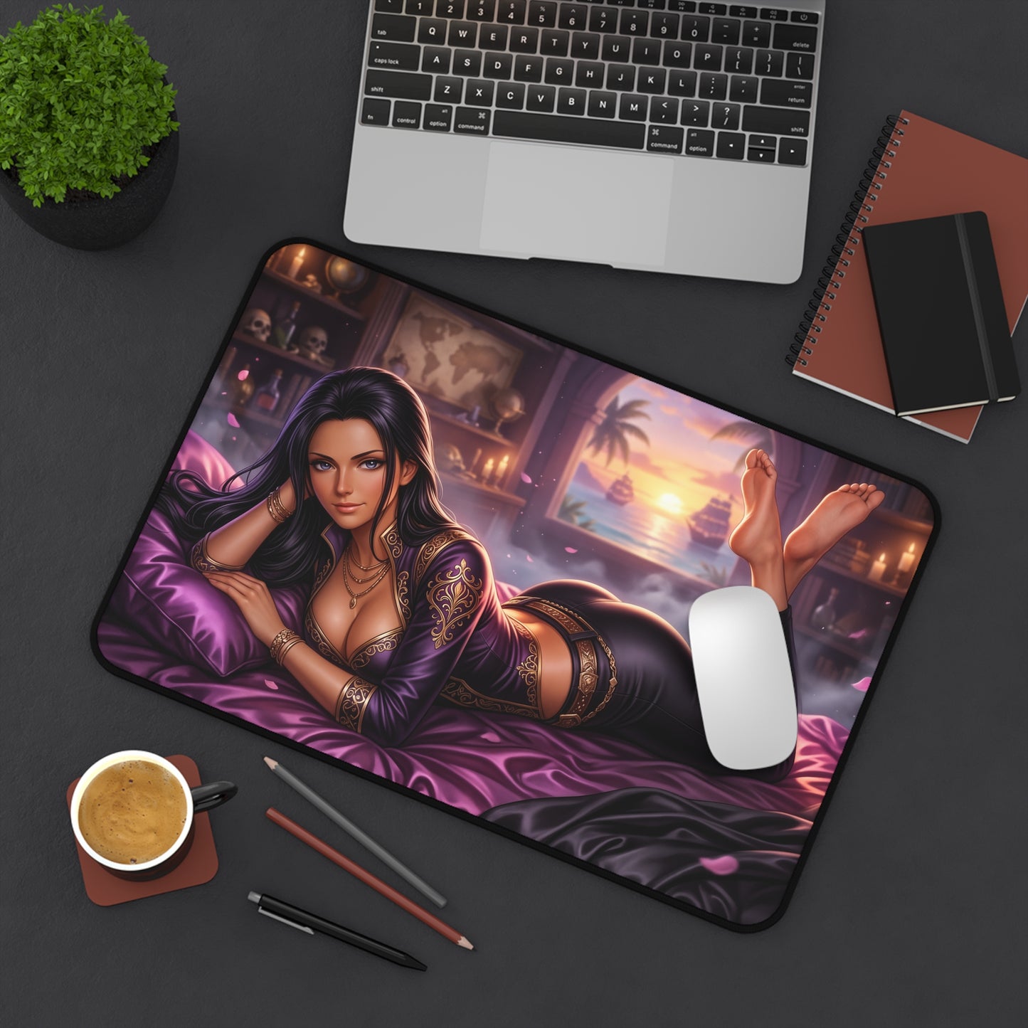 One Piece Mouse Pad, Nico Robin Desk Mat, Anime Decor
