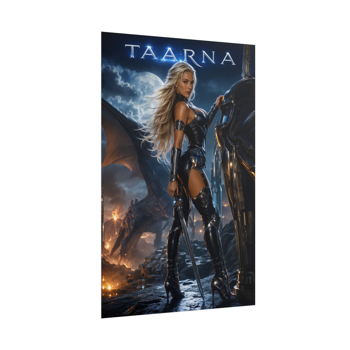 Taarna Heavy Metal Poster Fantasy Wall Art Print Decor