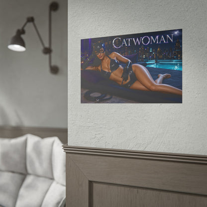 Catwoman Comic Poster Character Wall Art Collector Room Decor Art Print