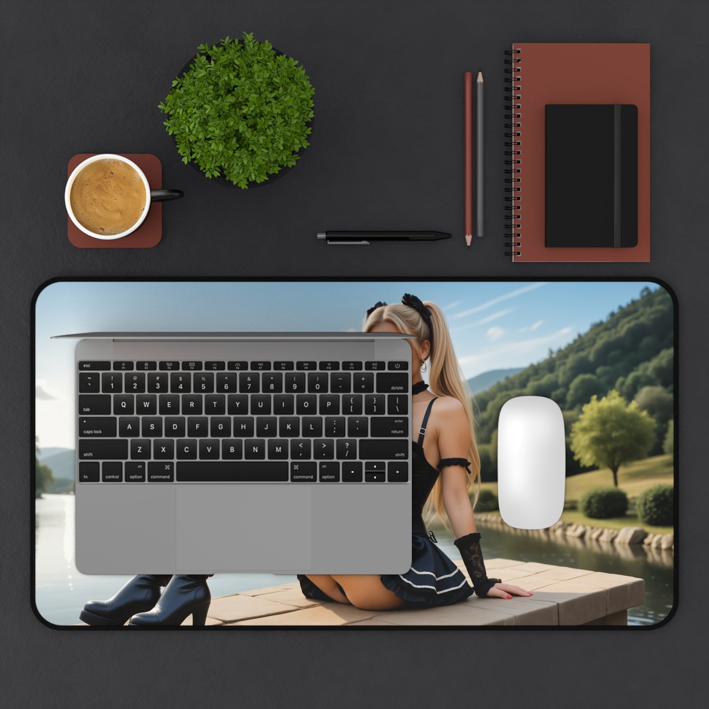 Килимок для столу Misa Amane, килимок для миші Death Note, декор столу для аніме-дівчини-геймерки