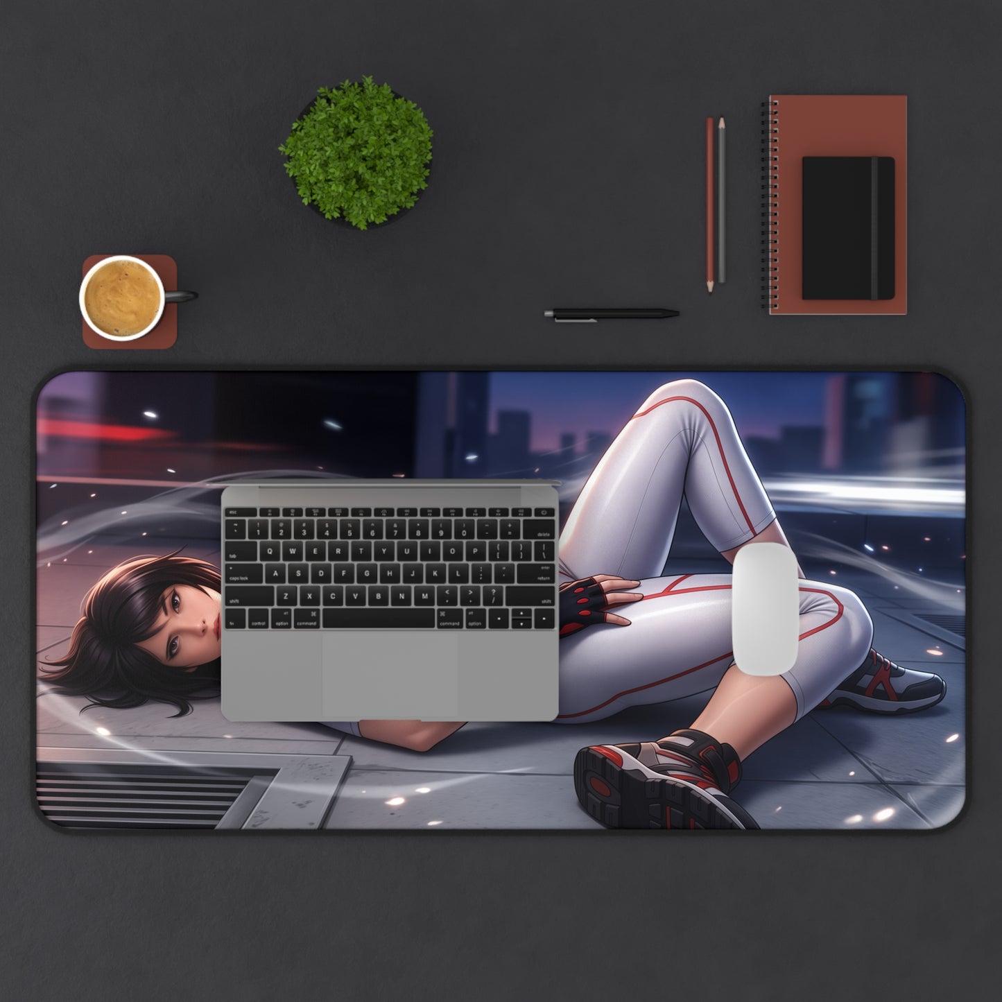Mirror's Edge Mouse Pad, Faith Desk Mat, Gamer Gift XXL