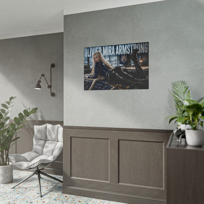 Olivier Mira Armstrong Fullmetal Alchemist Poster Wall Art Character Room Decor