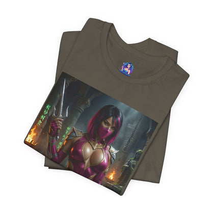 Mileena Mortal Kombat T-Shirt | Kampfspiel-Shirt für Gamer &amp; Anime-Fans