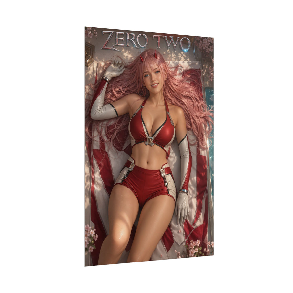 Anime Wall Art Zero Two Darling in the Franxx Poster Room Decor Collector Gift