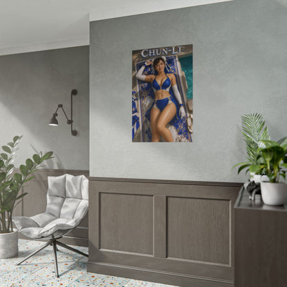 Chun Li Character Wall Art Street Fighter Gaming Poster Office Room Decor Print