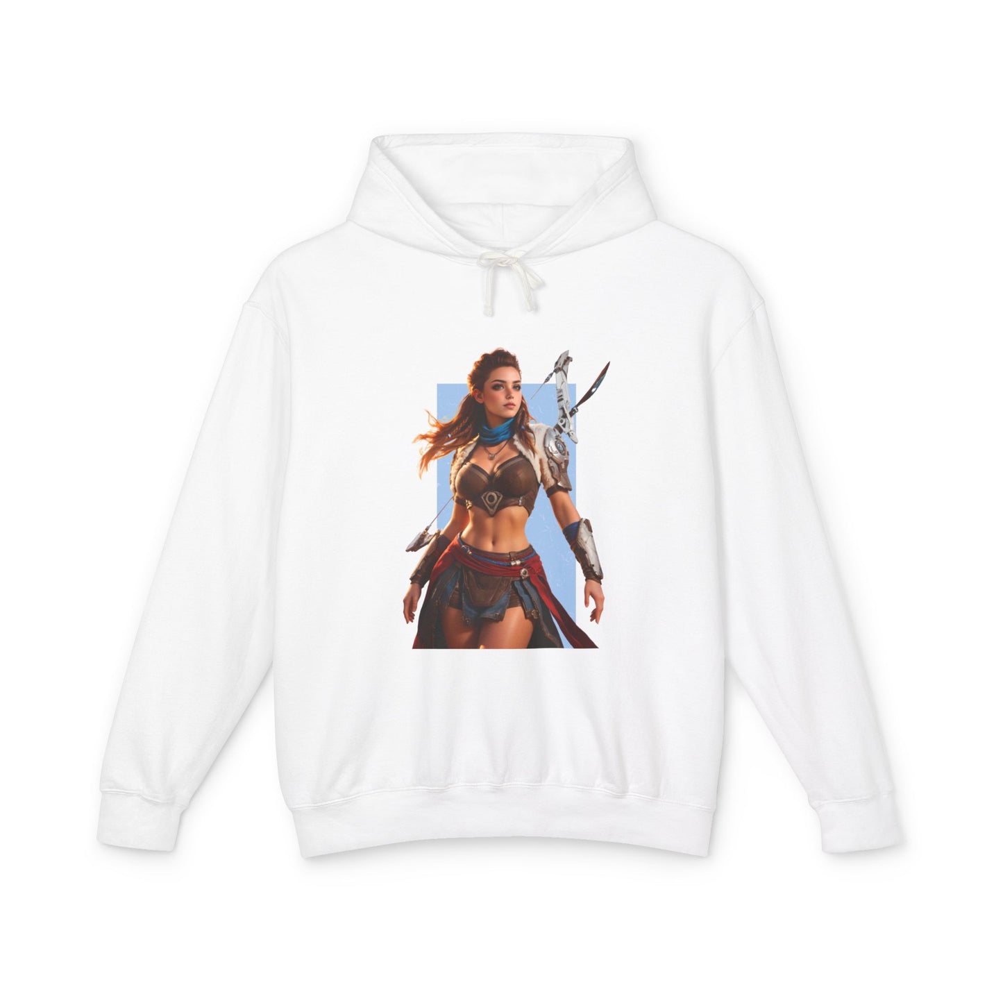 Aloy Hoodie | Fantasy-Jägerin-Hoodie | Anime-Kriegerinnen-Pullover