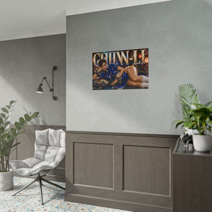 Gaming Wall Art Chun Li Street Fighter Poster Game Room Decor Gamer Gift Print