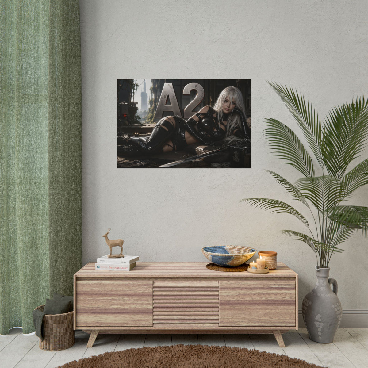 A2 NieR Wall Art Poster Gaming Decor Collectible Gamer Gift Collectible Print
