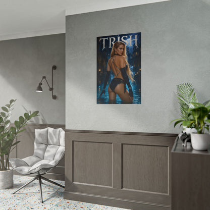 Gaming Wall Art Trish Devil May Cry Poster Bedroom Game Room Decor Art Print